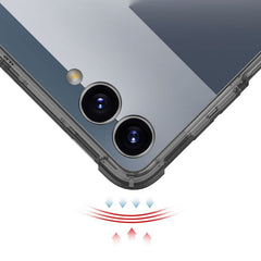 For Samsung Galaxy Z Flip7 GKK Clear Airbag Case with Ring