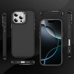 For iPhone 16 Series Carbon Fiber Texture Case