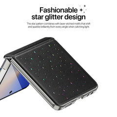 For Samsung Z Flip7 Folding starlight pattern Case