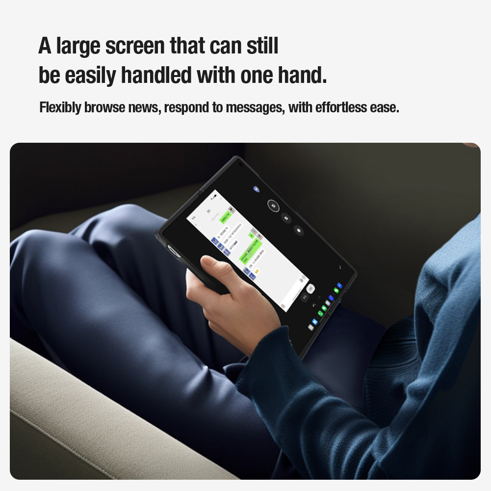 For Vivo X Fold 5 NILLKIN Frosted Case with Transparent Lens Guard