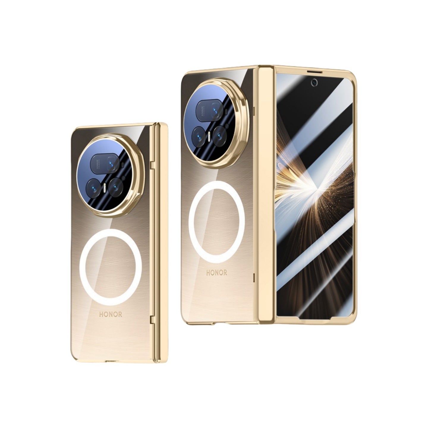 For HONOR Magic V5 Case with tempered film