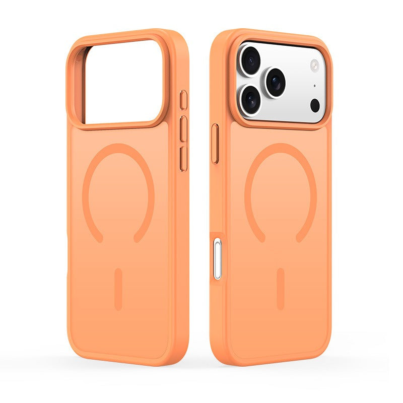 For iPhone 17 series magnetic skin-feel phone case