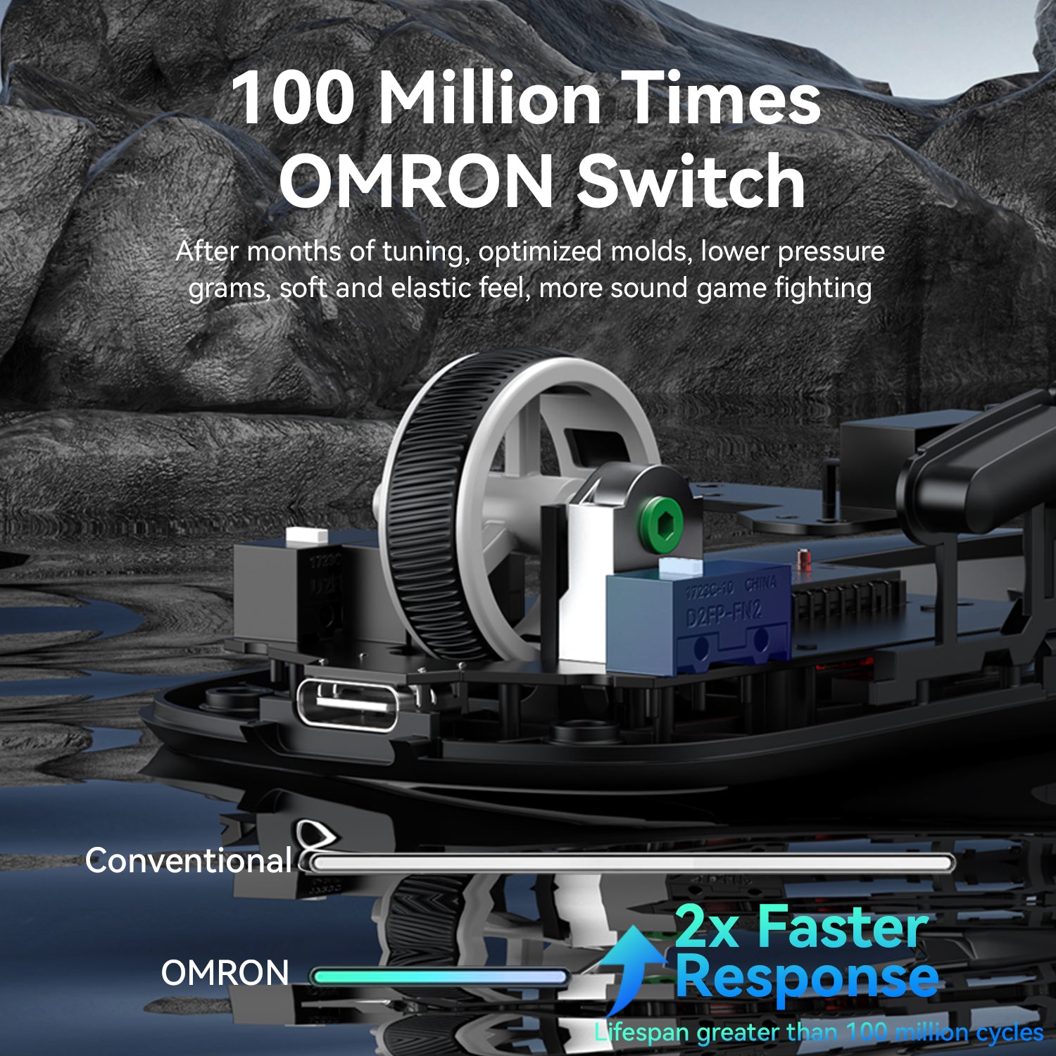 ATTACK SHARK X1 Tri-mode Gaming Mouse