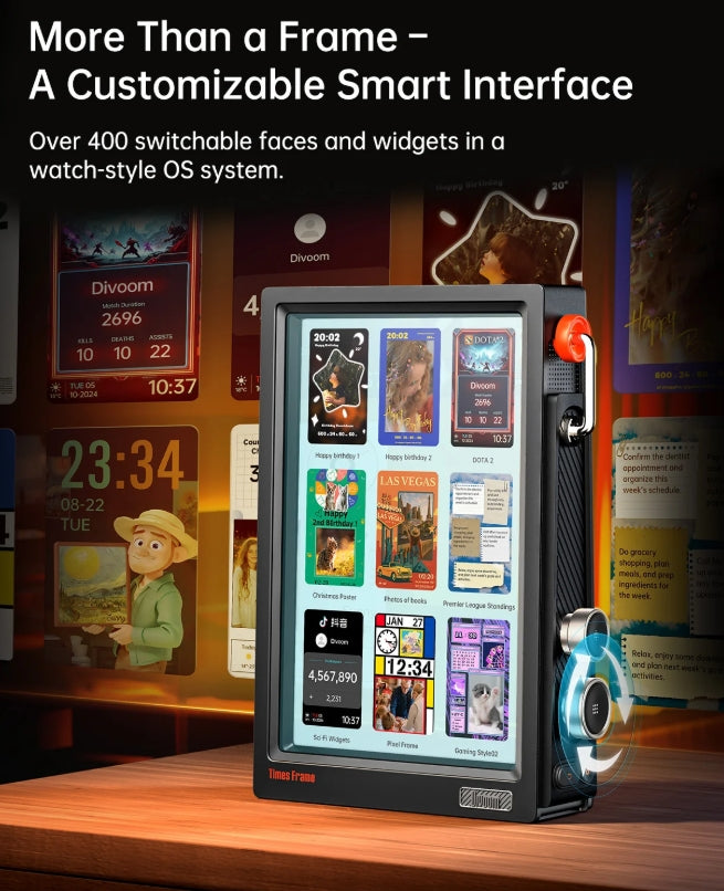 Divoom Times Frame-10.1" Digital Picture Frame