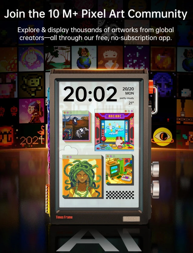 Divoom Times Frame-10.1" Digital Picture Frame