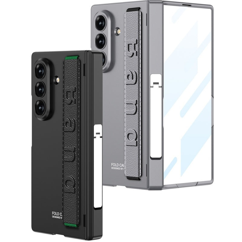 For Samsung Galaxy Z Fold7 GKK  Case with Stand & Wrist Strap
