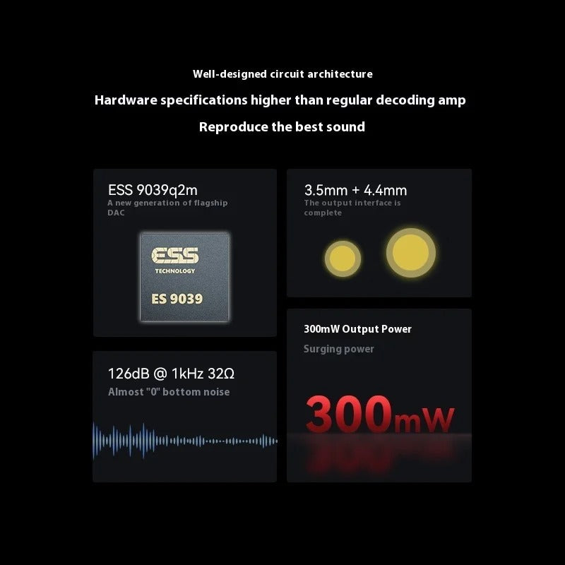 Roseselsa RZ-550 Portable Headphone Amplifier DAC