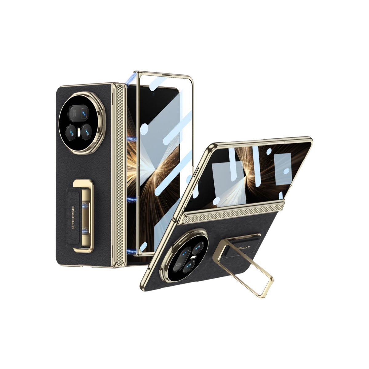 Magnetic Strap Stand Case for Honor Magic V5