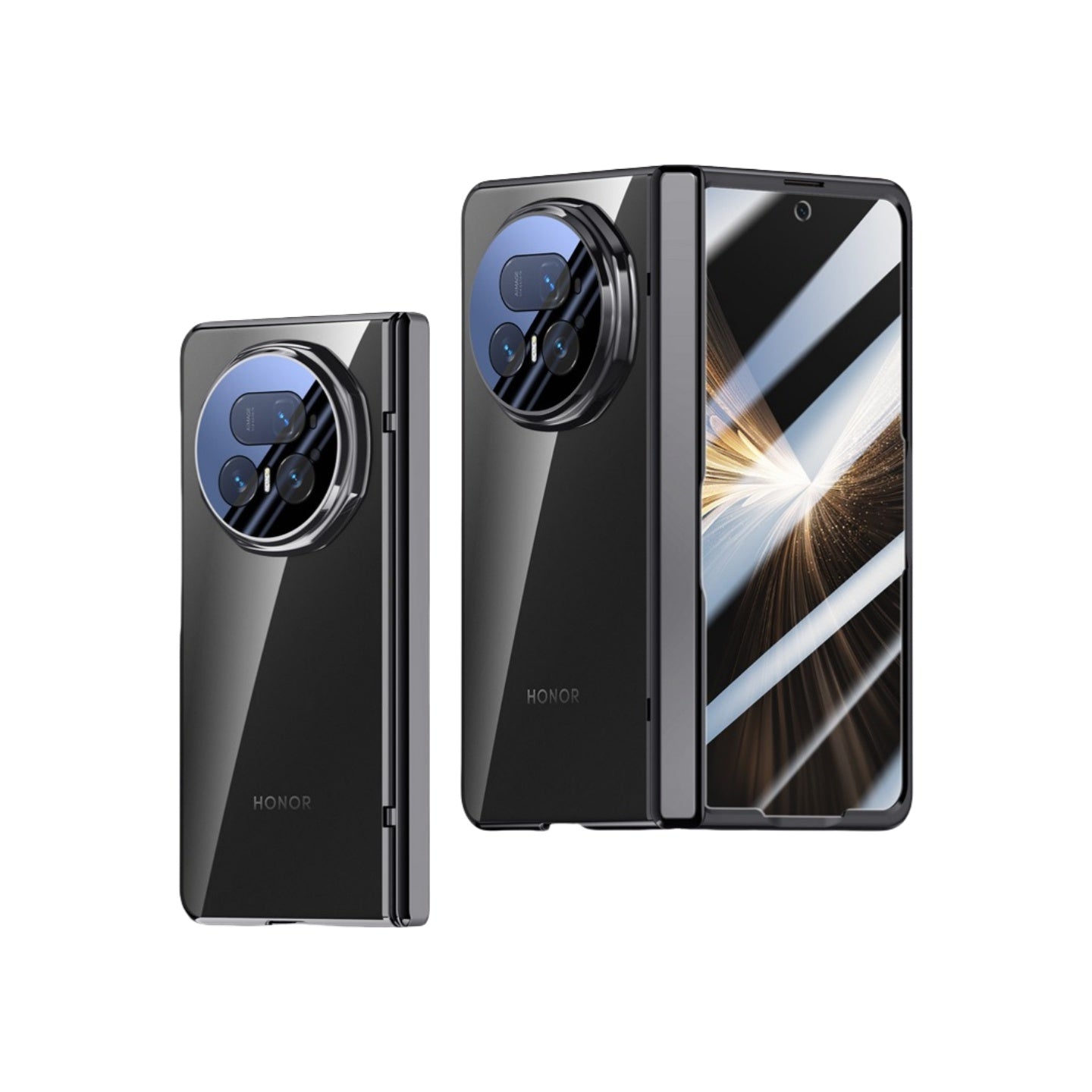 For HONOR Magic V5 Case with tempered film