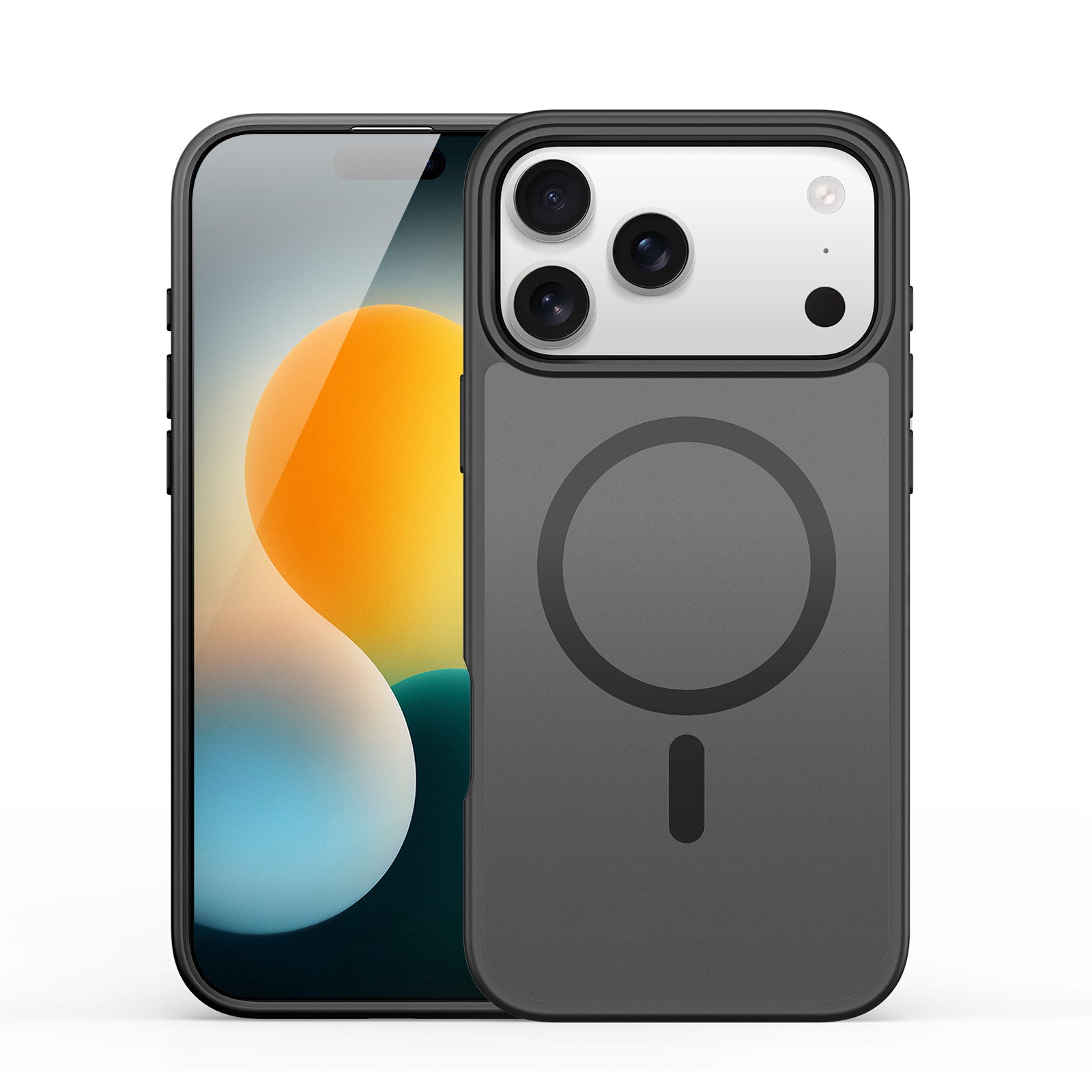 For iPhone 17 series magnetic skin-feel phone case