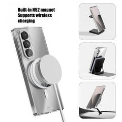 For Samsung Galaxy Z Fold 7 transparent Magnetic PC case