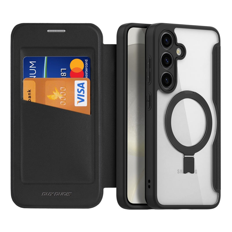 For Samsung S24 Series DUX DUCIS Magnetic  case with 360° Ring Stand