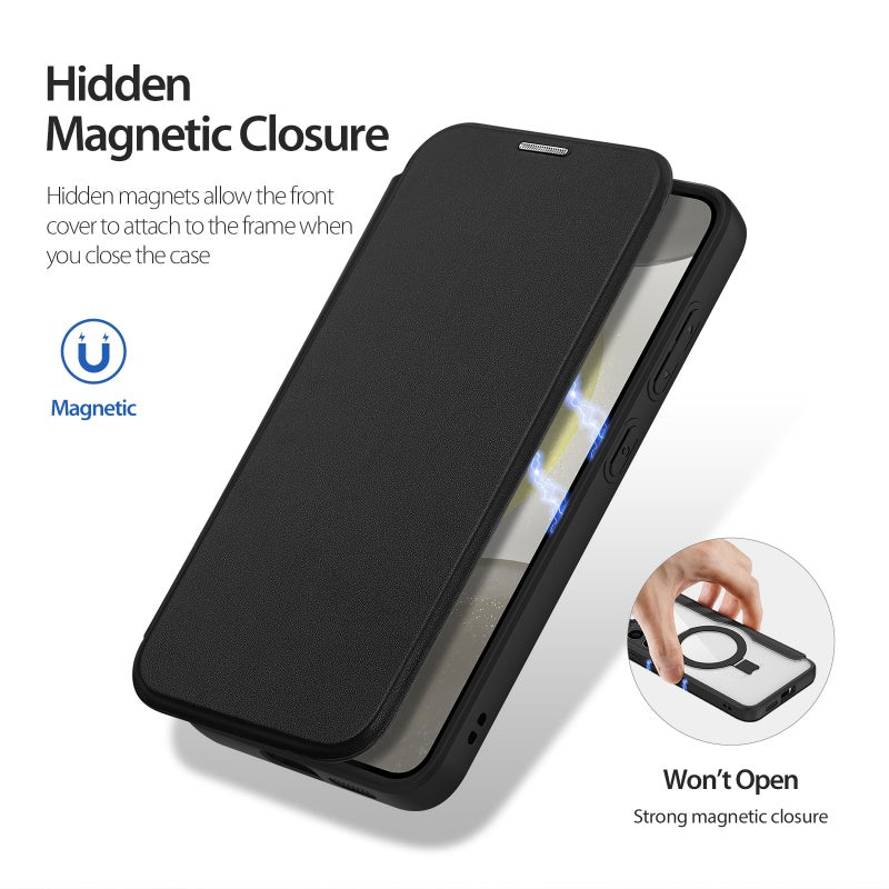 For Samsung S24 Series DUX DUCIS Magnetic  case with 360° Ring Stand