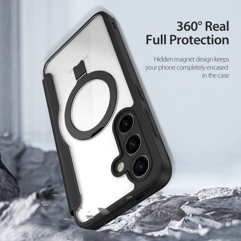 For Samsung S24 Series DUX DUCIS Magnetic  case with 360° Ring Stand