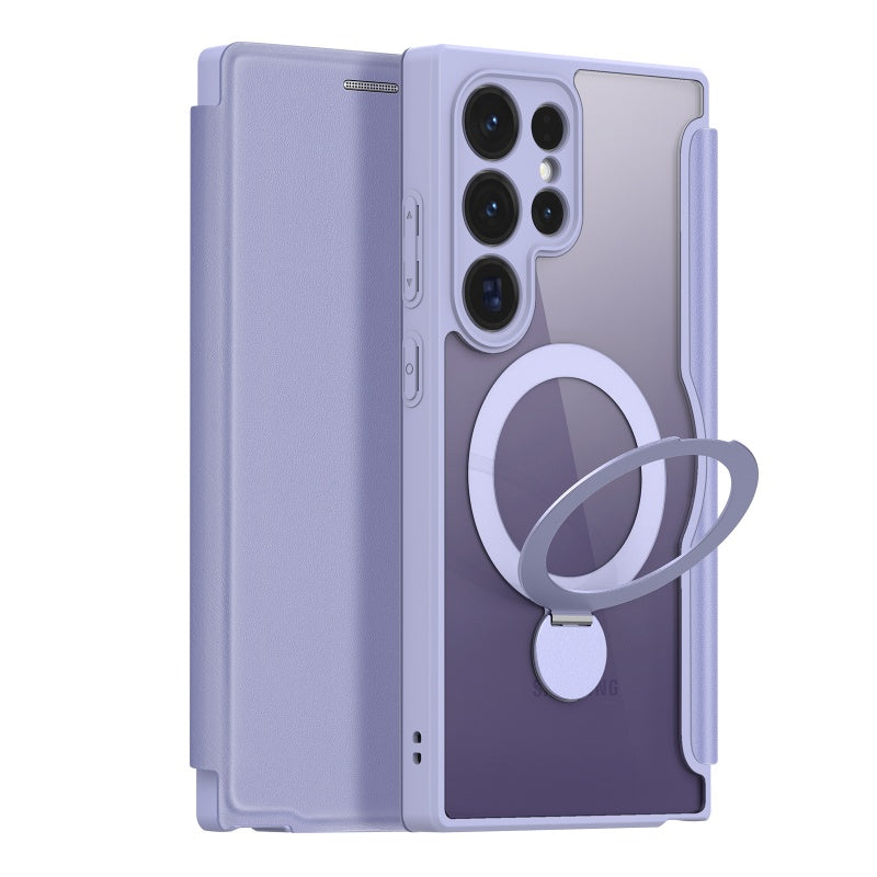 For Samsung S24 Series DUX DUCIS Magnetic  case with 360° Ring Stand