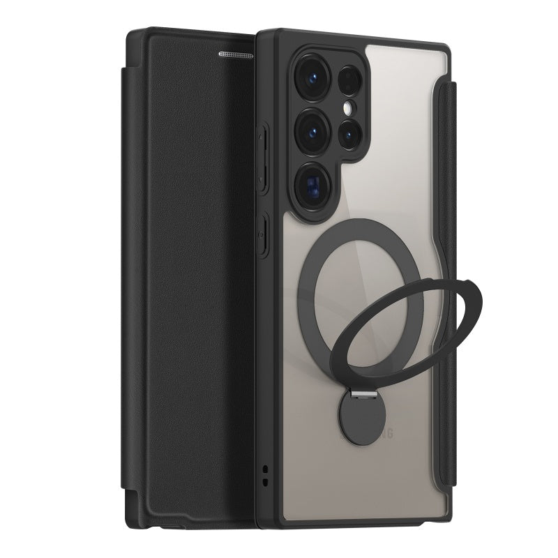 For Samsung S24 Series DUX DUCIS Magnetic  case with 360° Ring Stand