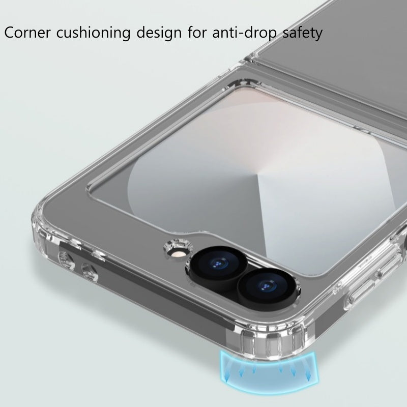 For Samsung Galaxy Z Flip7 Transparent Case