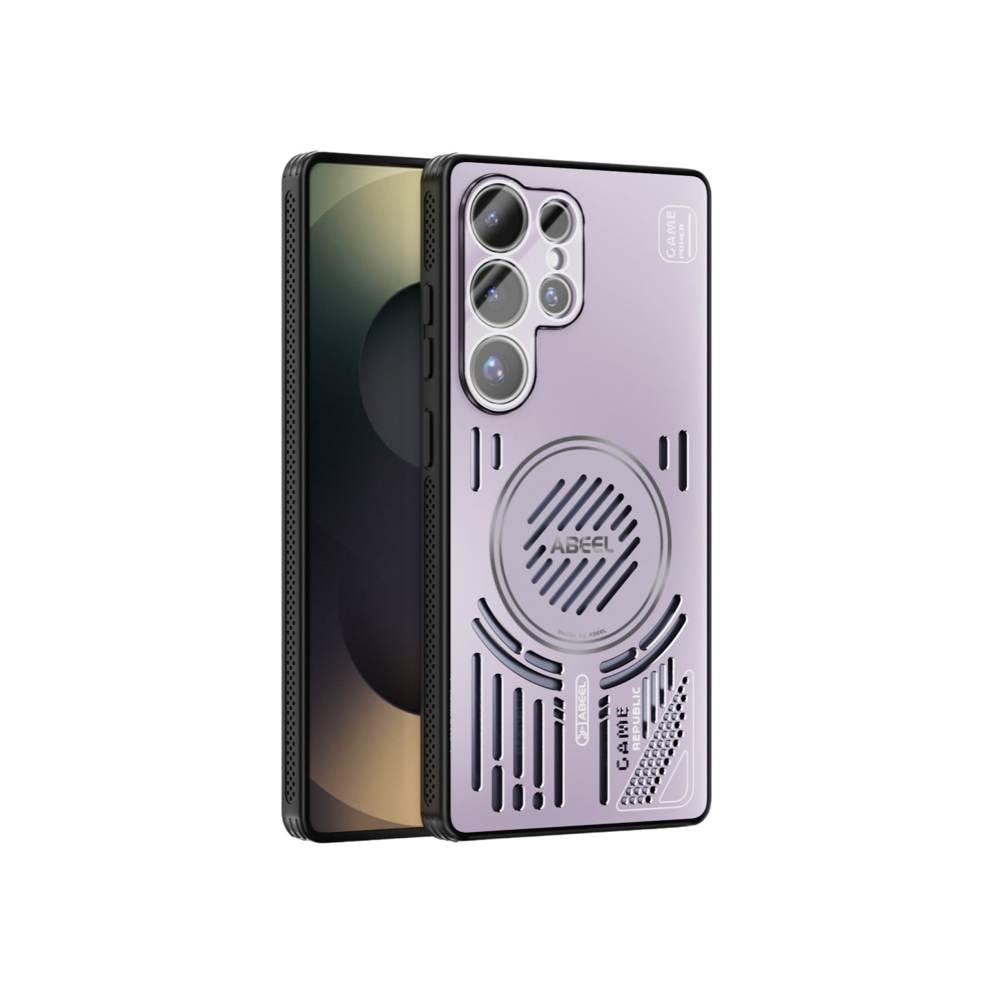 For Samsung Galaxy S25 series Magnetic Cooling Shockproof ABEEL Case with Lens Protector