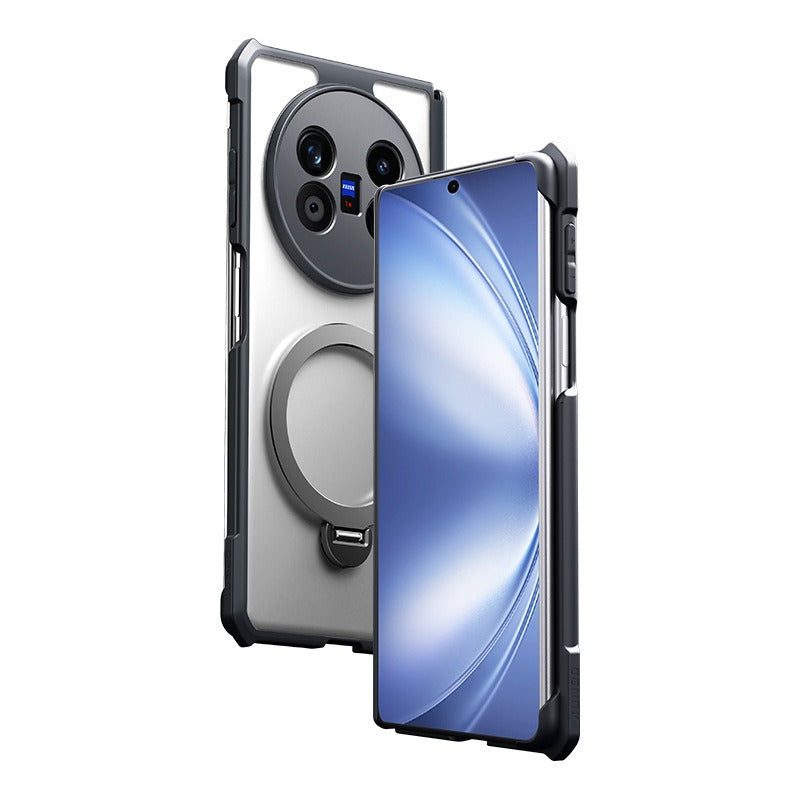 For vivo x fold 5 Anti-drop and anti-fingerprint XUNDD Case With stand