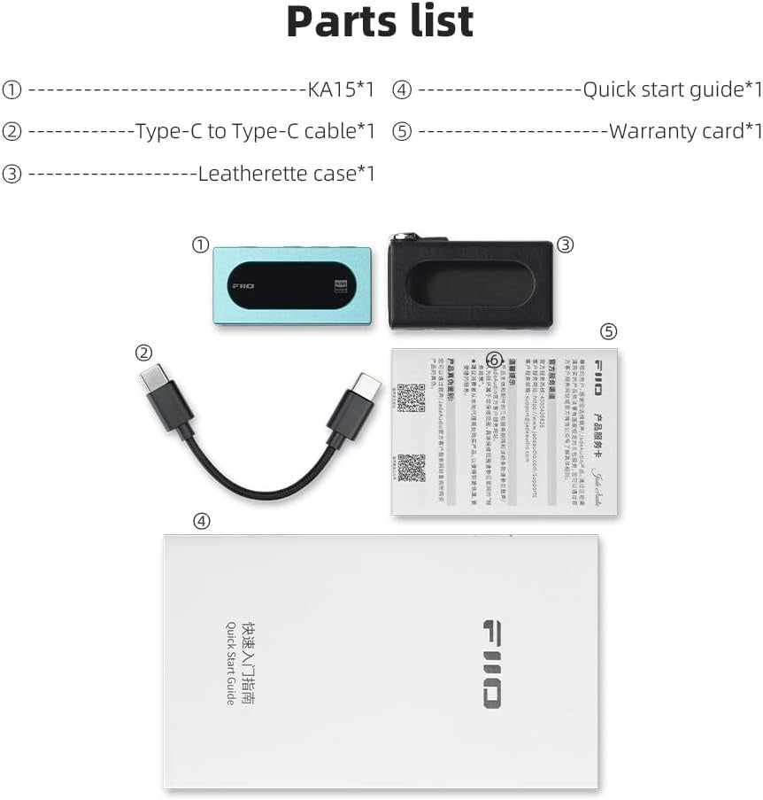 FiiO KA15 Portable DAC and Headphone Amplifier
