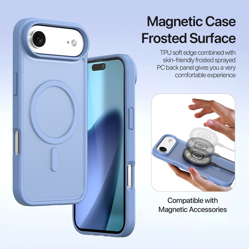 For iPhone 17 series Magnetic Flip cover Leather+PU+TPU case