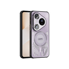 For Huawei Pura 80 series Magnetic Cooling Shockproof ABEEL Case with Lens Protector
