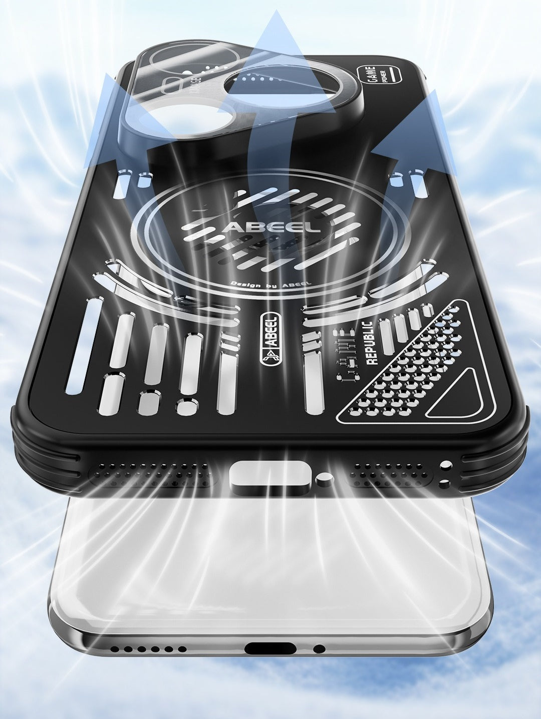 For Huawei Pura 80 series Magnetic Cooling Shockproof ABEEL Case with Lens Protector