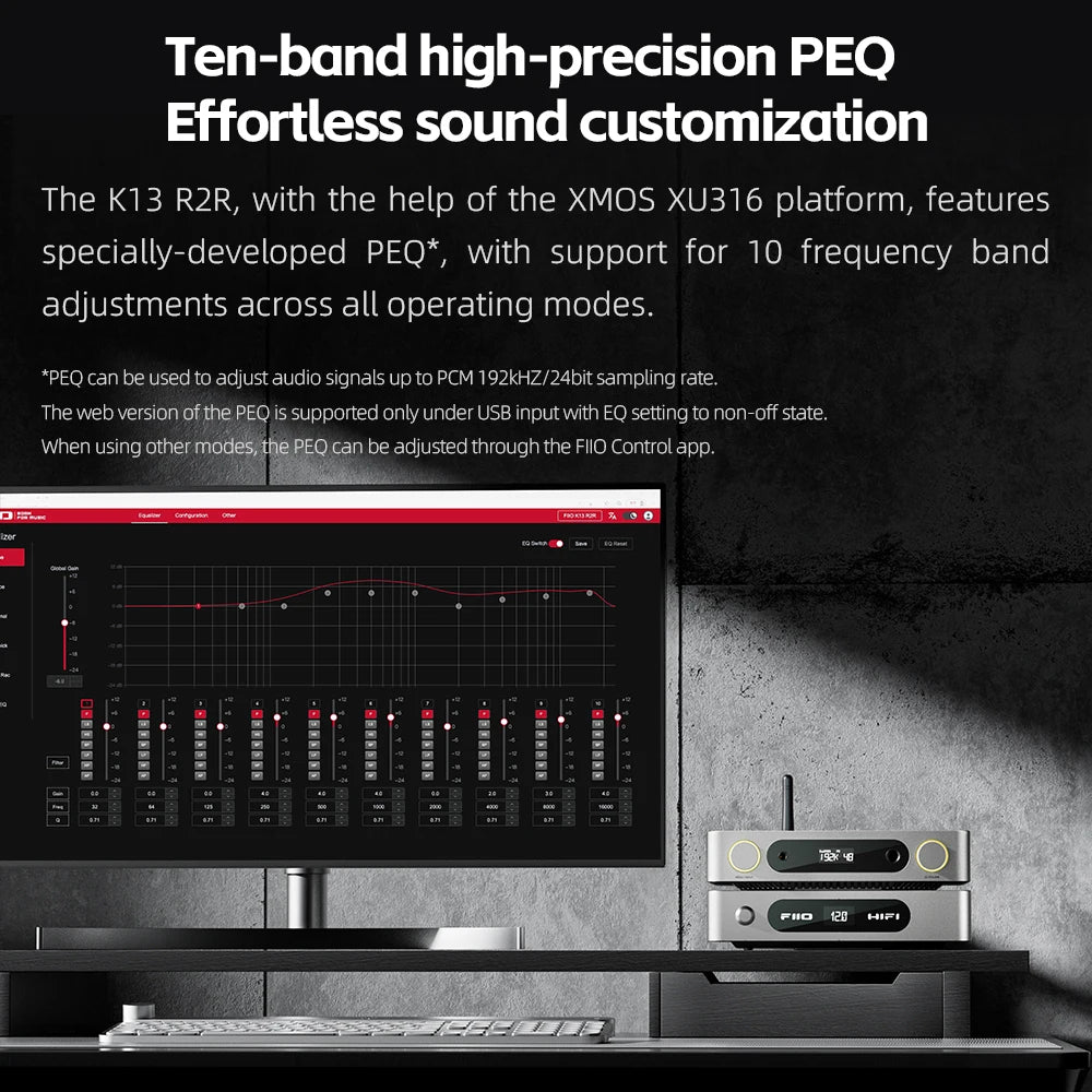 FiiO K13 R2R Desktop DAC & Headphone Amp