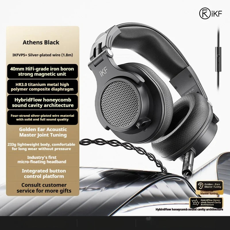 iKF VP5 Closed HIFI Monitor Headphone