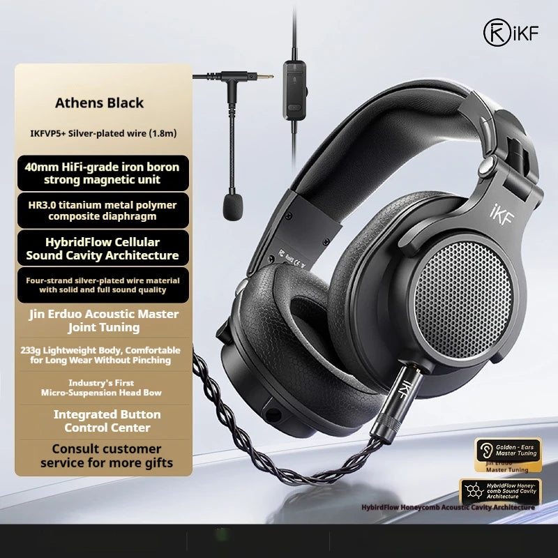 iKF VP5 Closed HIFI Monitor Headphone