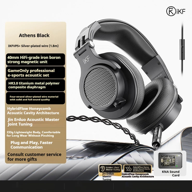 iKF VP5 Closed HIFI Monitor Headphone