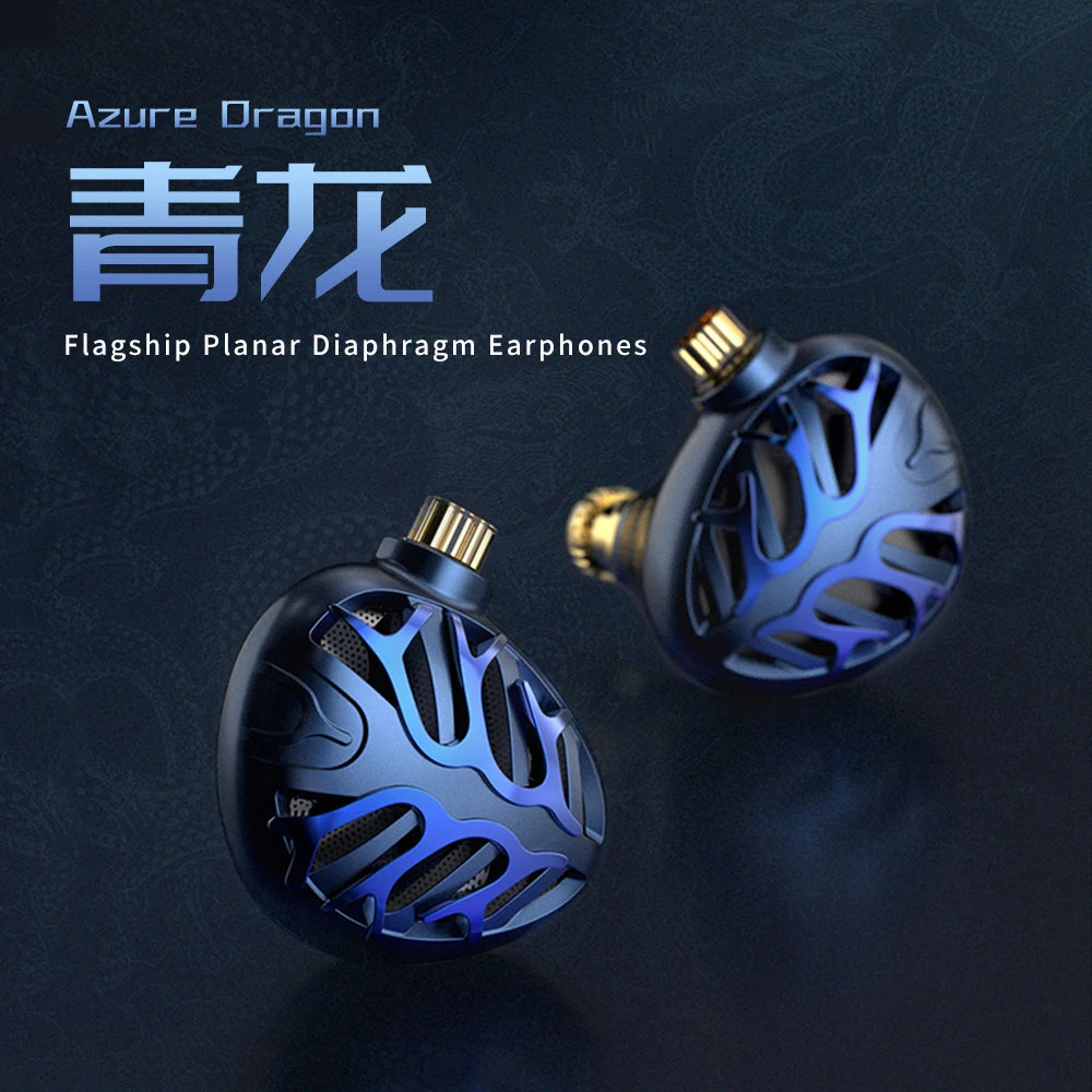 TRN Azure Dragon Planar Diaphragm  In-ear Earphones