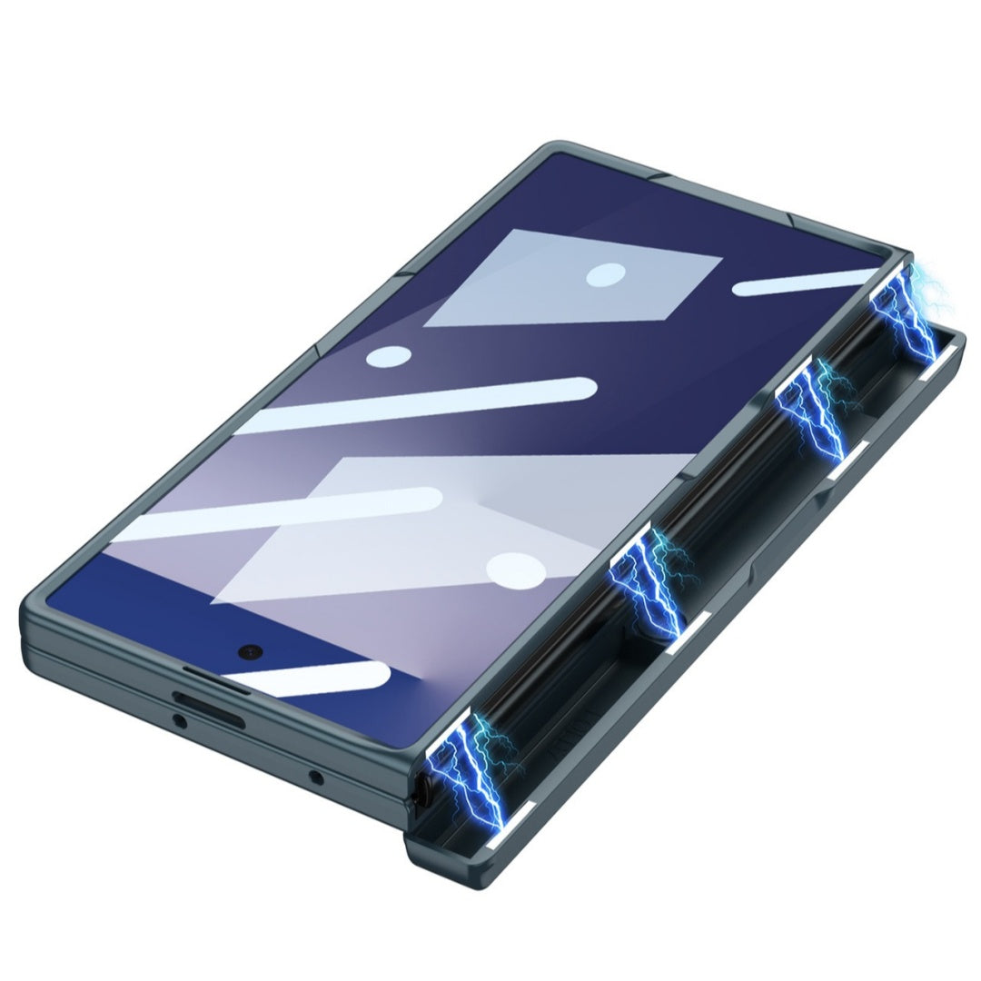 For Samsung Galaxy Z Fold7 GKK  Case with Stand & Wrist Strap