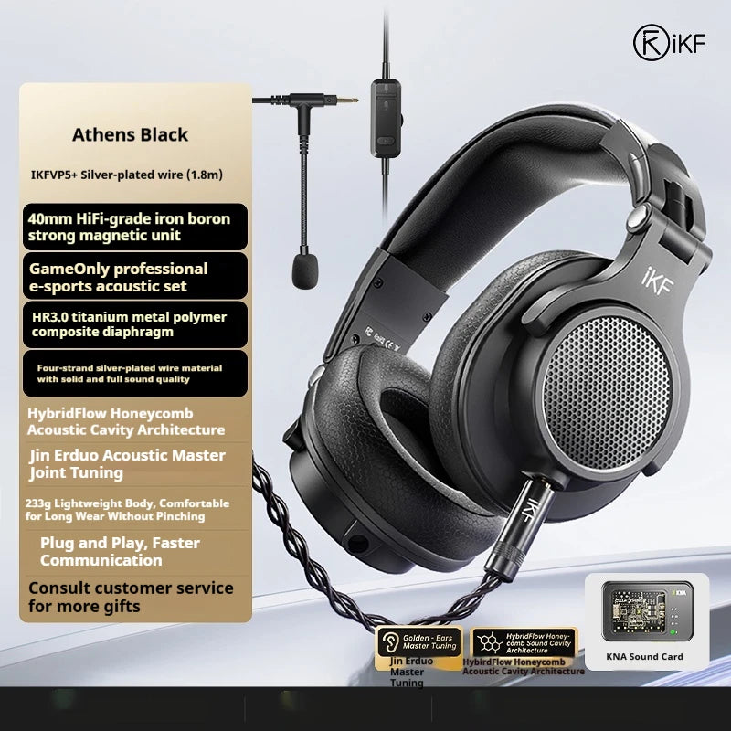 iKF VP5 Closed HIFI Monitor Headphone