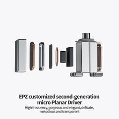 EPZ P50 1DD+2BA+2Planar Hybrid Drivers HiFi IEM