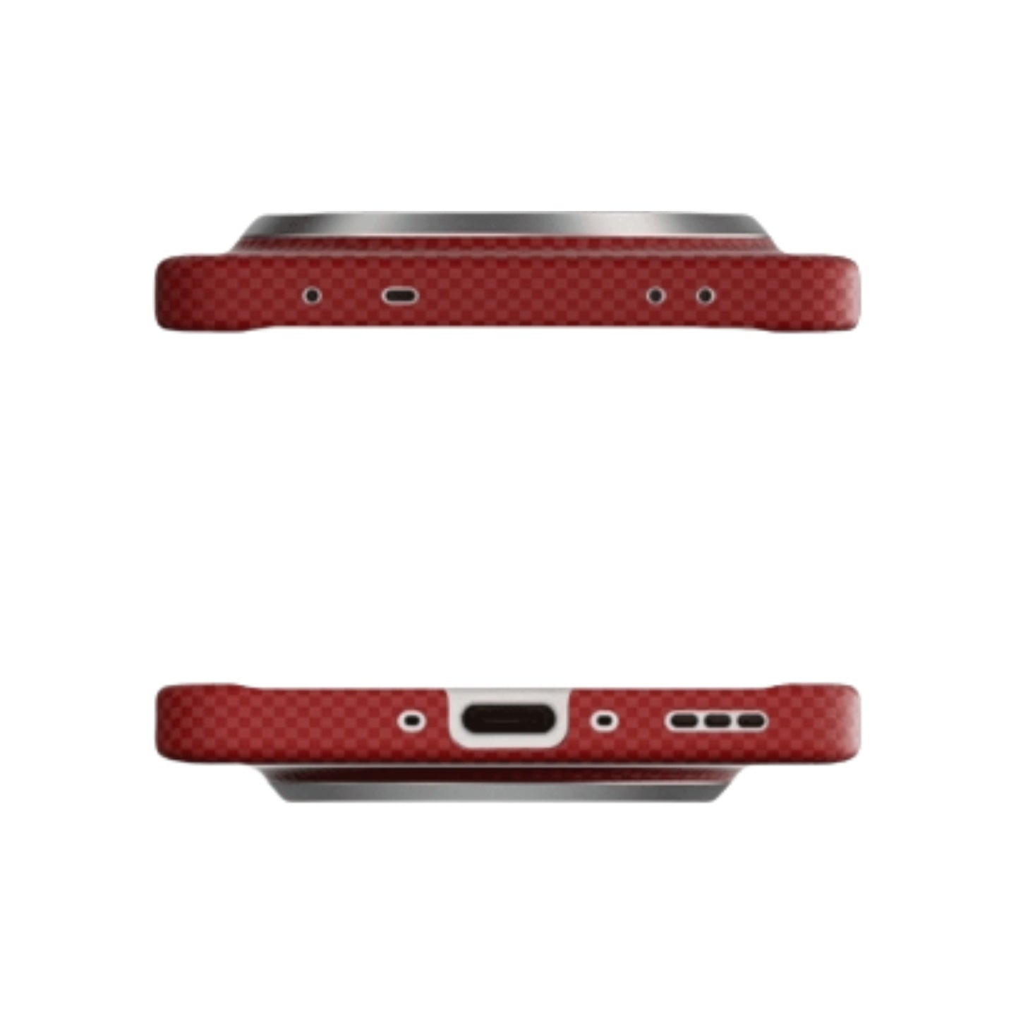 Red Magnetic Aramid Fiber Case for OPPO Find X8 Ultra