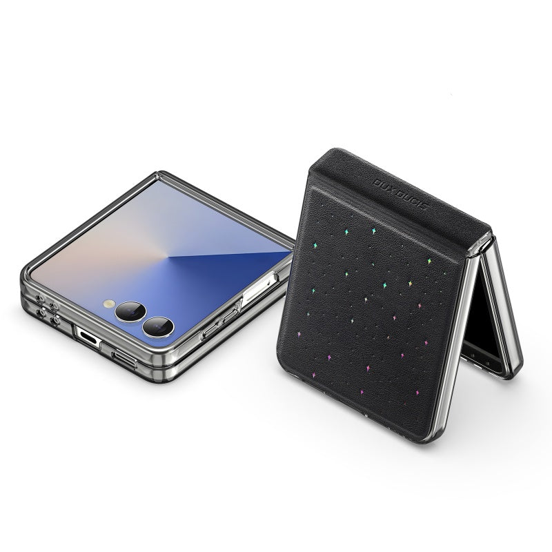 For Samsung Z Flip7 Folding starlight pattern Case
