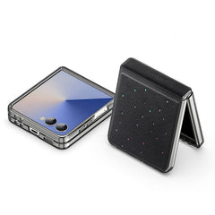 For Samsung Z Flip7 Folding starlight pattern Case