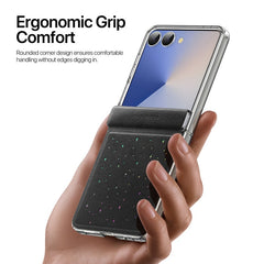 For Samsung Z Flip7 Folding starlight pattern Case